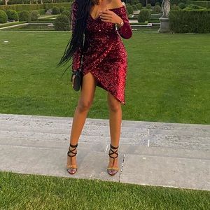 Off the shoulder dress